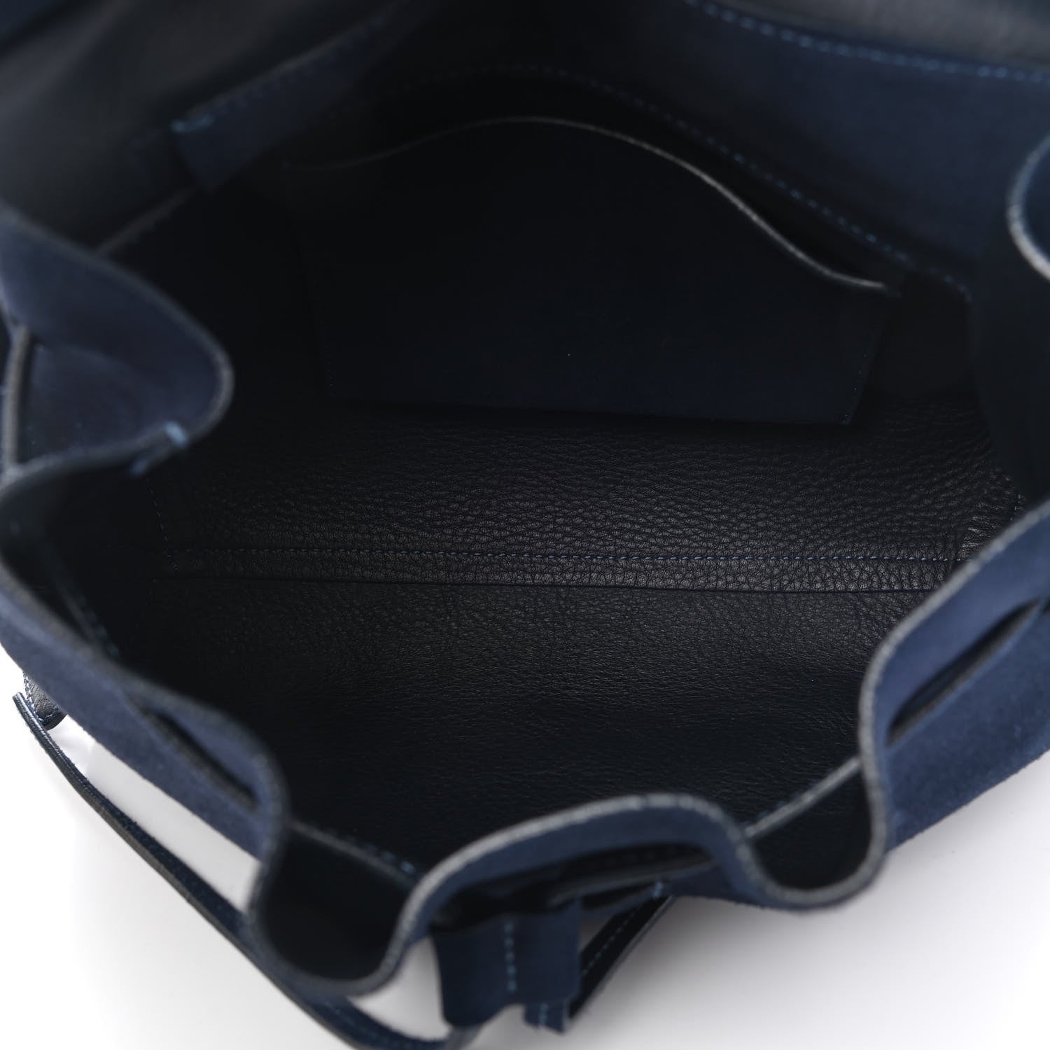 Mansur Gavriel Suede Mini Lady Bag Navy Blue 5 of 9