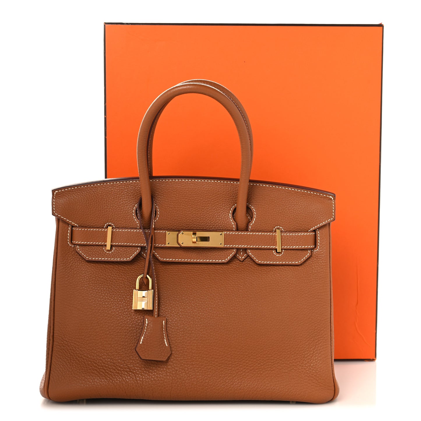 Togo Birkin 30 Gold