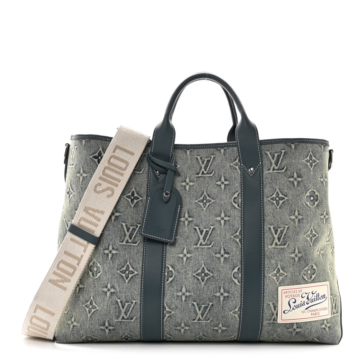 Louis Vuitton グレー モノグラム トートバッグ 2026新作 ルイヴィトン バッグ レザー モノグラム onthego 耐久性