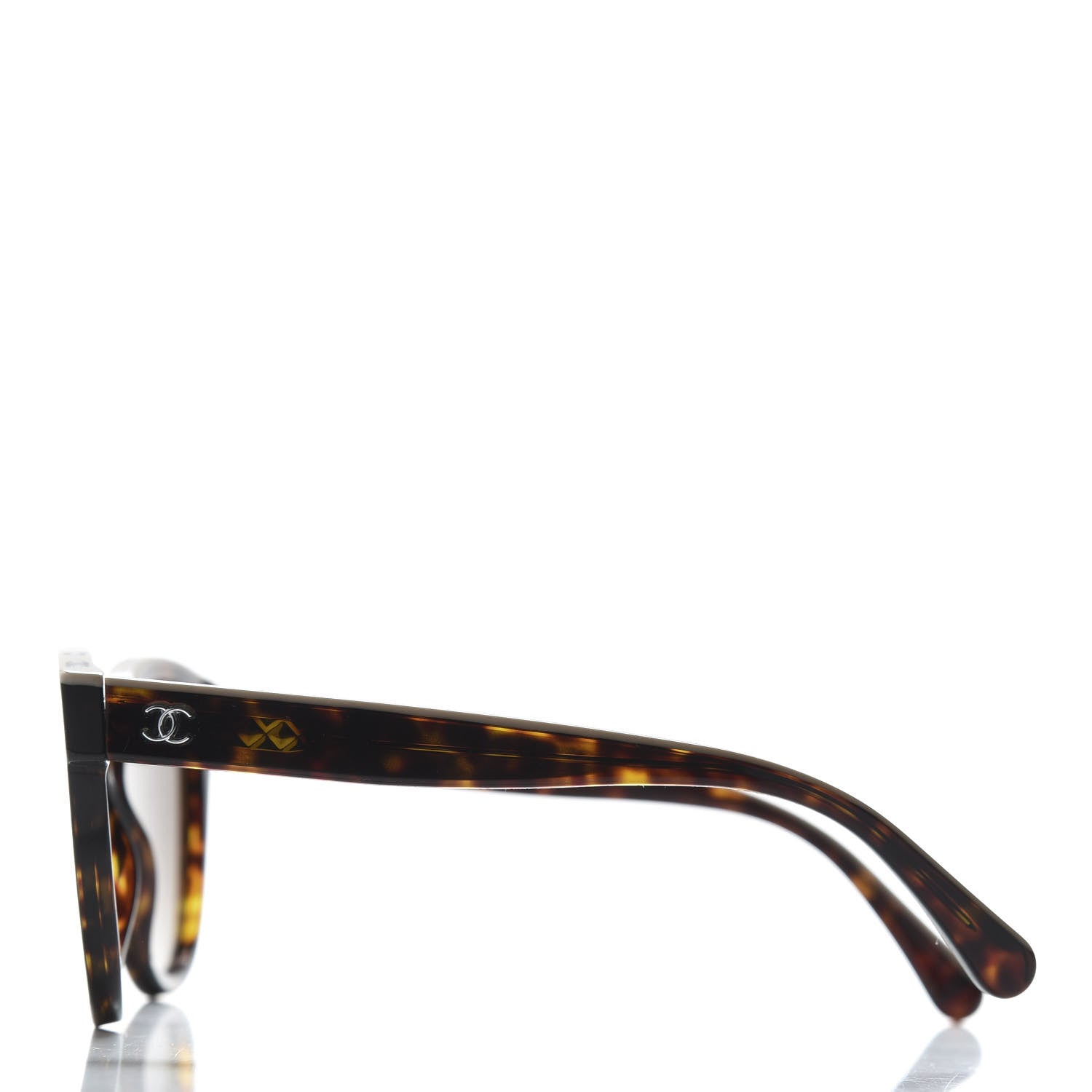 Chanel Acetate CC Butterfly Sunglasses 5414 Tortoise Beige 3 of 9