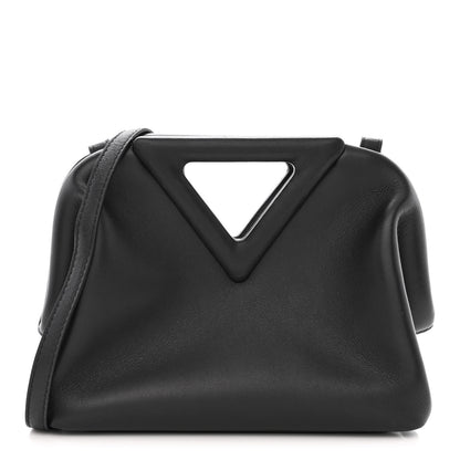 Bottega Veneta Calfskin Small The Point Triangle Bag Black 1 of 9