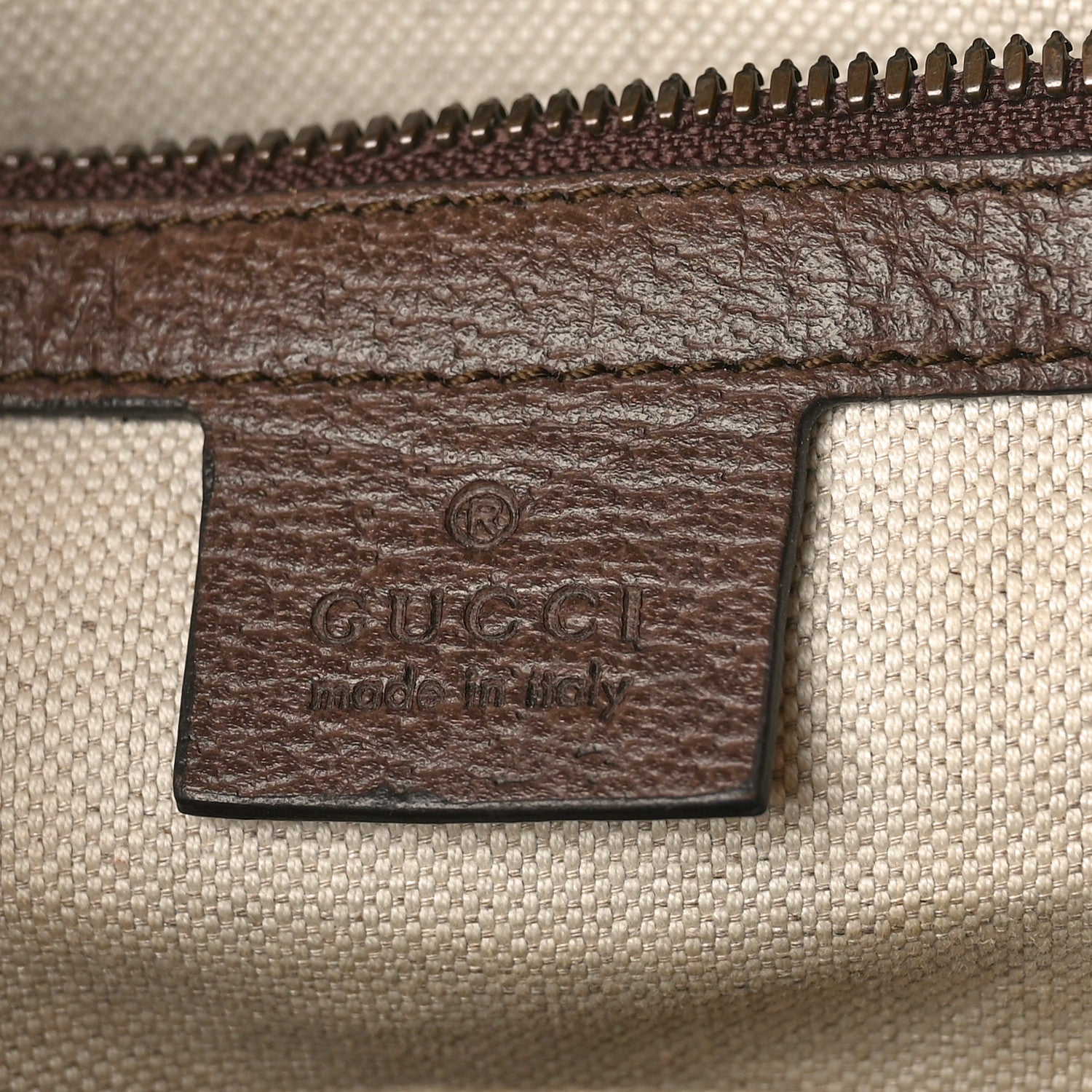 Gucci GG Supreme Monogram Calfskin Web Small Ophidia Day Backpack Beige Ebony New Acero 6 of 14