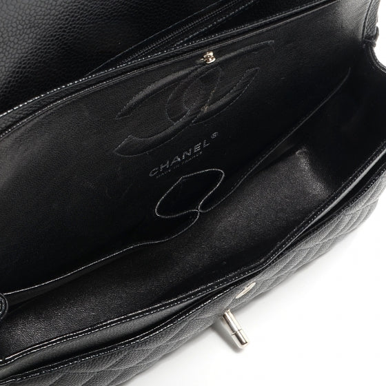 Chanel Caviar Quilted Medium Double Flap Black 6 of 9