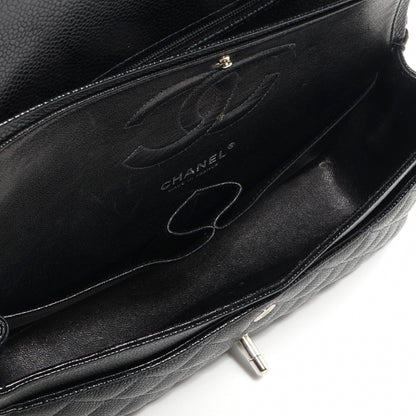 Chanel Caviar Quilted Medium Double Flap Black 6 of 9