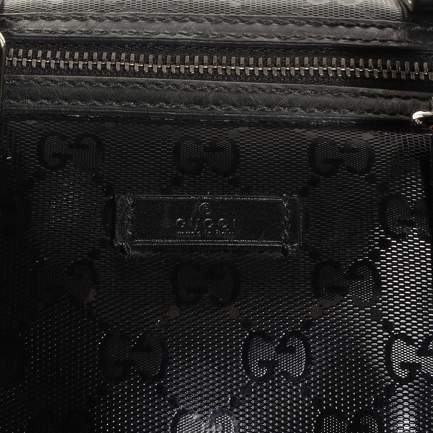 Gucci Imprime Monogram Large Carry On Duffle Black 5 of 11