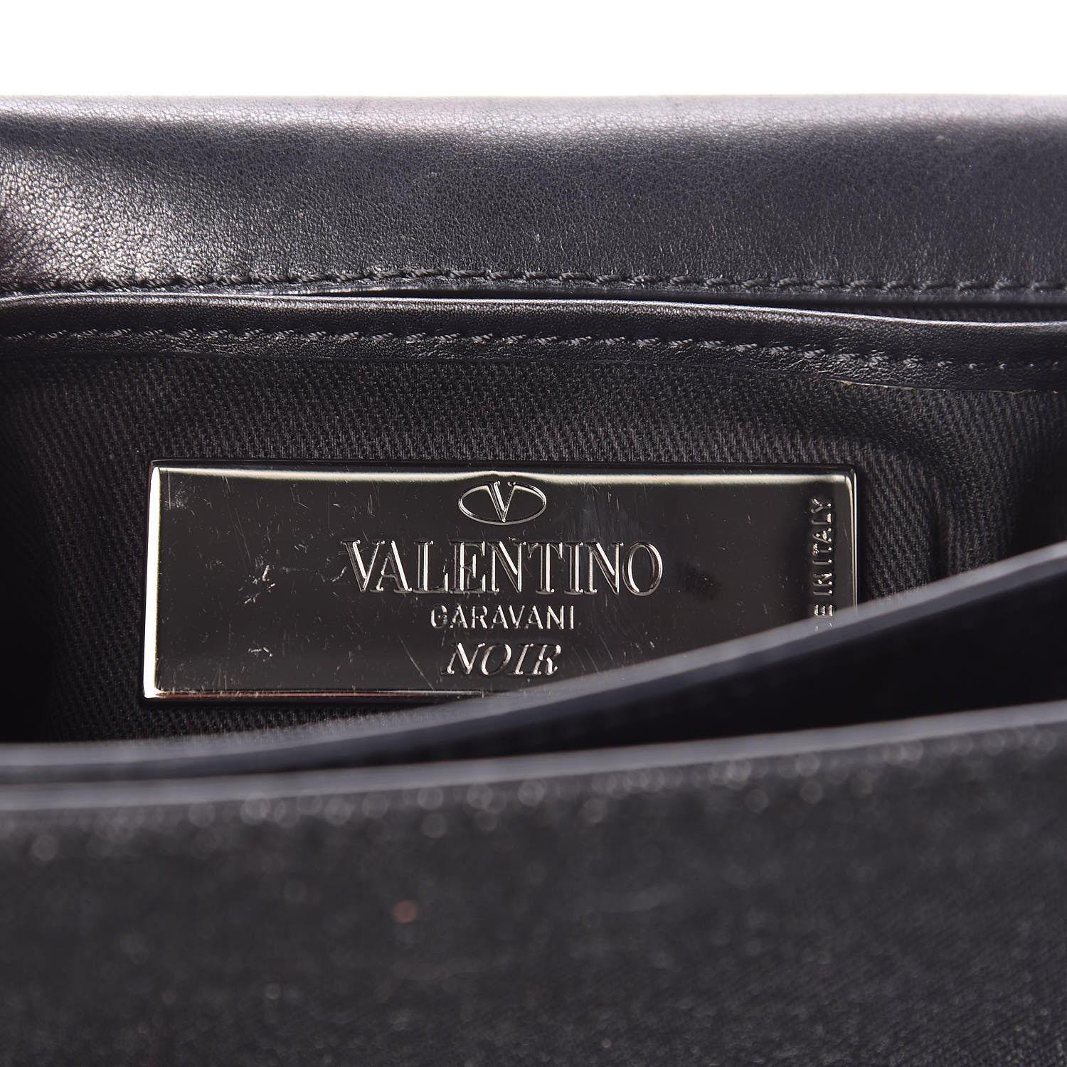 Valentino Garavani Denim Va Va Voom Shoulder Bag Black 11 of 16