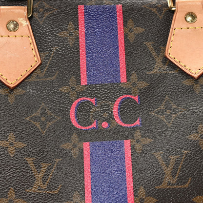 Louis Vuitton Monogram My LV Heritage Speedy 30 Marine Fuchsia 8 of 12