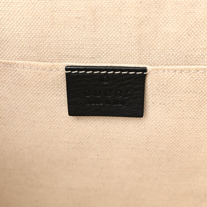 Gucci Calfskin Bamboo Web Large Dionysus Top Handle Bag Black Bright Evergreen Hibiscus Red 6 of 12