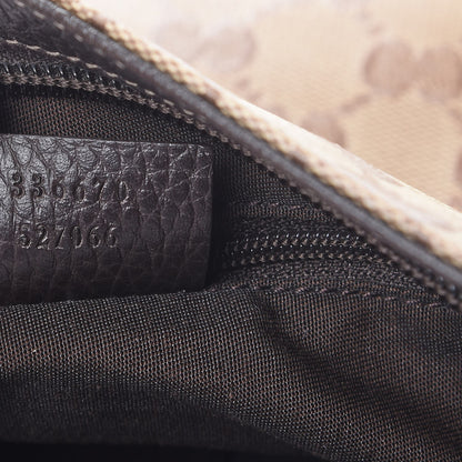 Gucci Crystal Monogram Web Crossbody Bag Brown 8 of 11