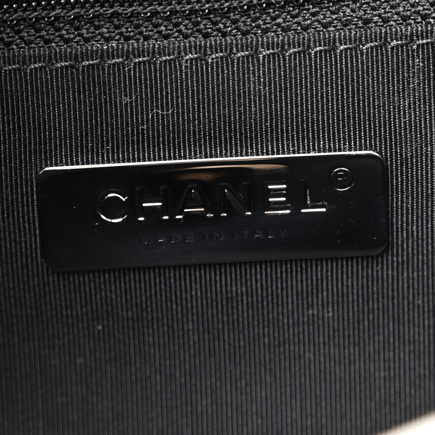 Glossy Calfskin Quilted Medium Chanel 19 Flap White Black