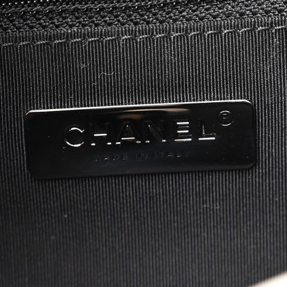 Chanel Glossy Calfskin Quilted Medium Chanel 19 Flap White Black 6 of 11