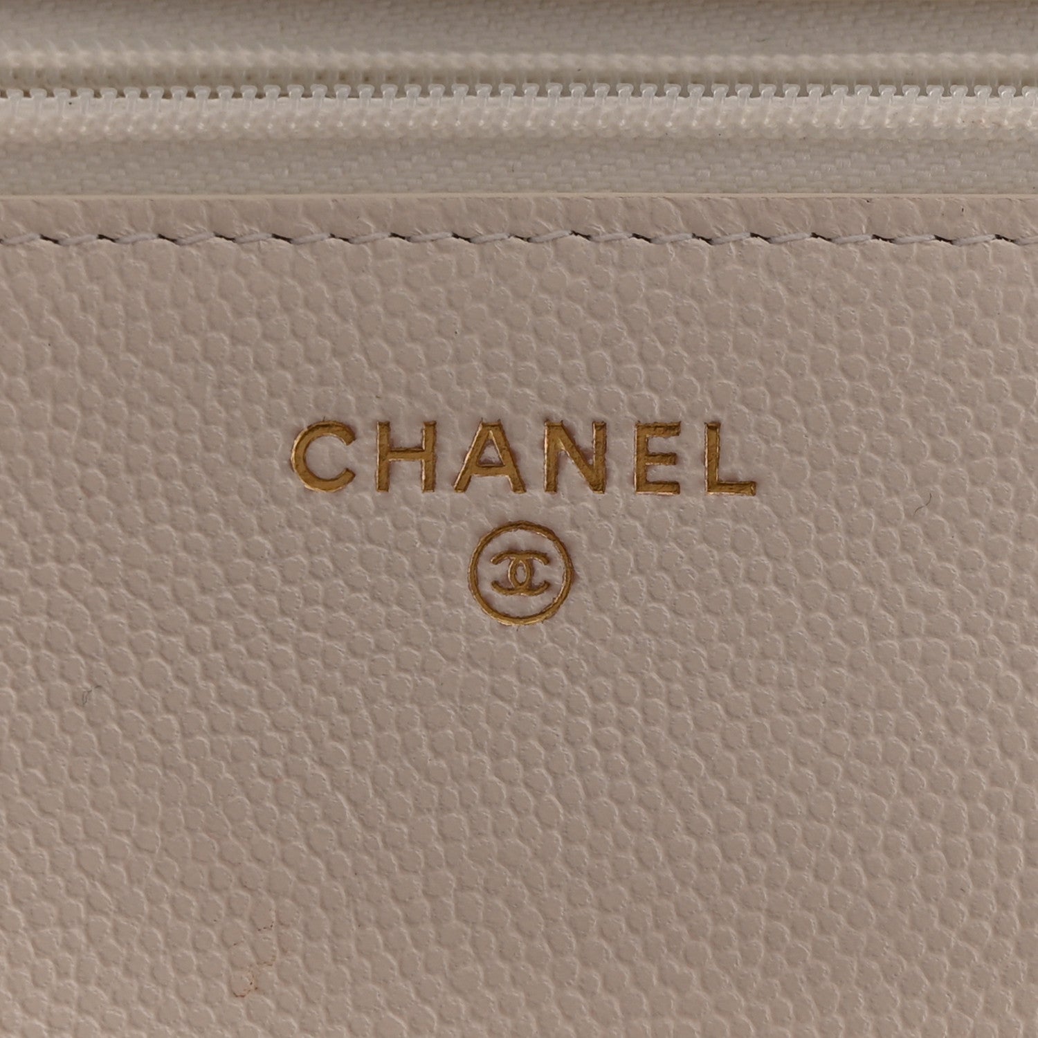 Chanel Caviar Quilted Wallet On Chain WOC White 6 of 13
