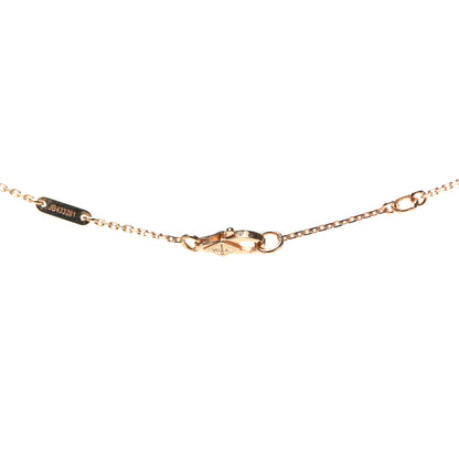 Van Cleef & Arpels 18K Rose Gold Carnelian Sweet Alhambra Pendant Necklace 4 of 6