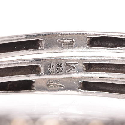 John Hardy Sterling Silver 18K Yellow Gold Jaisalmer Slim 3 Set Bangle Bracelet 3 of 4