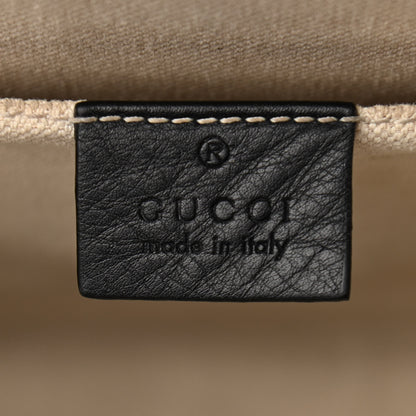 Gucci Moon Calfskin Web Large Dionysus Bamboo Top Handle Bag Black 6 of 15