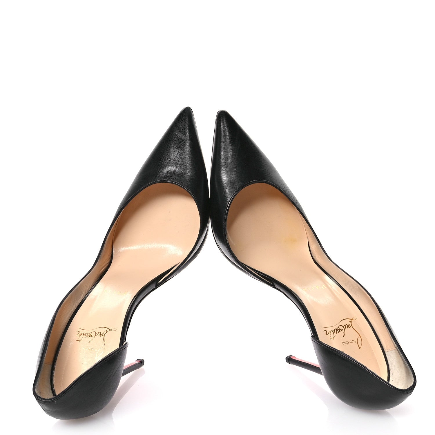 Christian Louboutin Shiny Nappa Iriza 100 Pumps 38.5 Black 2 of 9