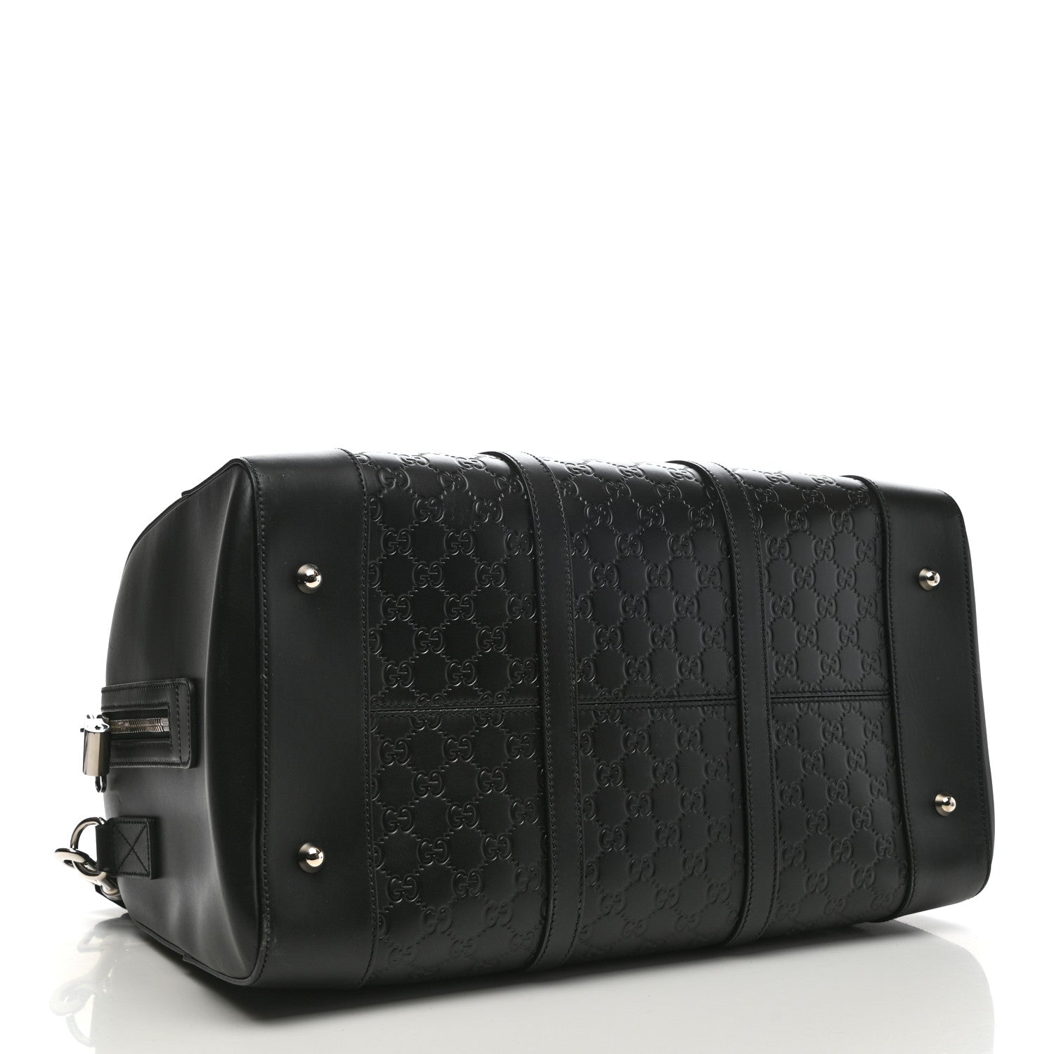 Gucci Guccissima Signature Medium Duffle Black 3 of 8