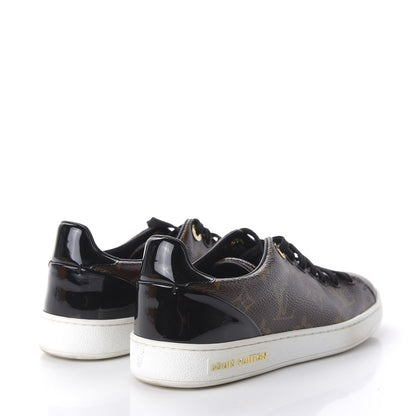 Louis Vuitton Patent Monogram Frontrow Sneakers 35 4 of 9