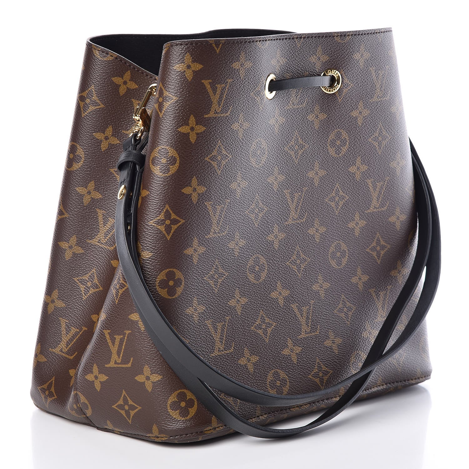 Louis Vuitton Monogram Neonoe MM Black 3 of 8