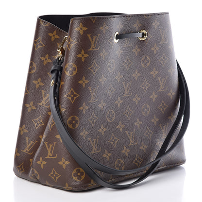 Louis Vuitton Monogram Neonoe MM Black 3 of 8