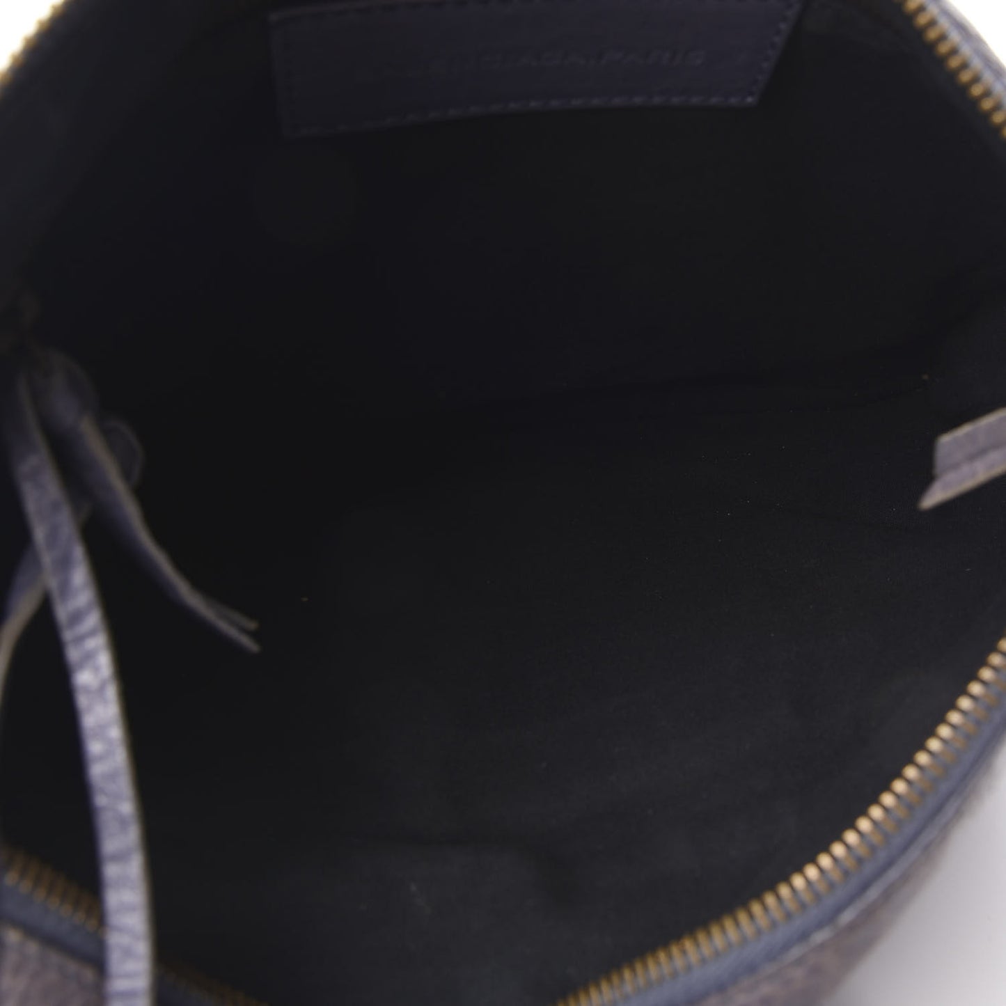 Agneau Classic Hardware Flat Handle Clutch Jacynthe