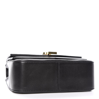 Saint Laurent Lambskin Matelasse Chevron Monogram Small Sulpice Bag Black 4 of 10