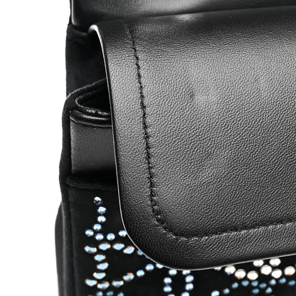 Chanel Velvet Crystal Medium Double Flap Black 11 of 14