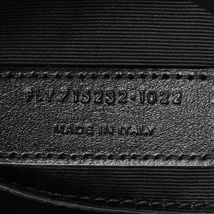 Saint Laurent Calfskin Matelasse Monogram Lou Camera Bag Deep Marine 7 of 14
