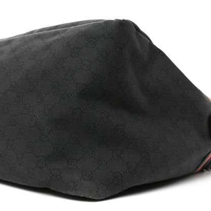 Gucci Monogram Web Large Carry On Duffle Bag Black 9 of 9