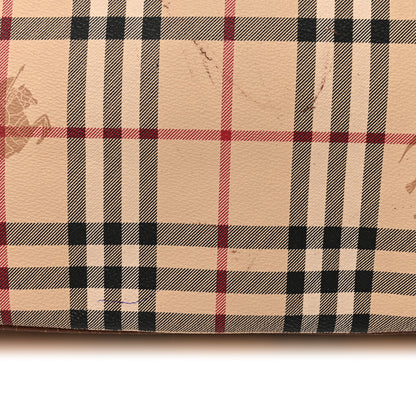 Burberry Haymarket Check Tote Brown 19 of 19
