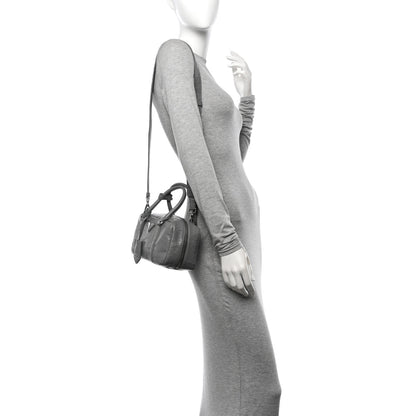 Prada Nappa Antique Small Re-Edition 2001 Two Handle Crossbody Bag Ardesia 2 of 15