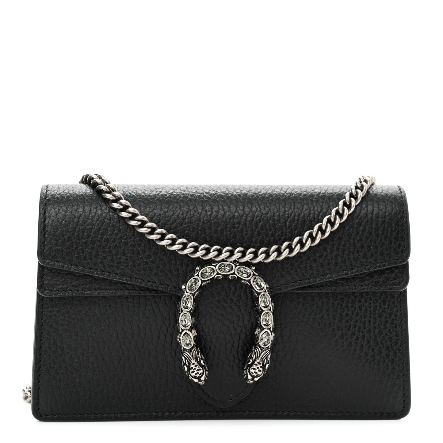 Calfskin Super Mini Dionysus Shoulder Bag Black
