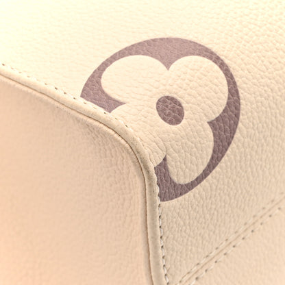 Louis Vuitton Empreinte Monogram Giant Onthego PM Creme Bois De Rose 10 of 13