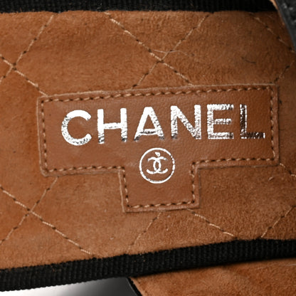 Chanel Lambskin Quilted CC Turn Lock Clogs 39.5 Black 7 of 13