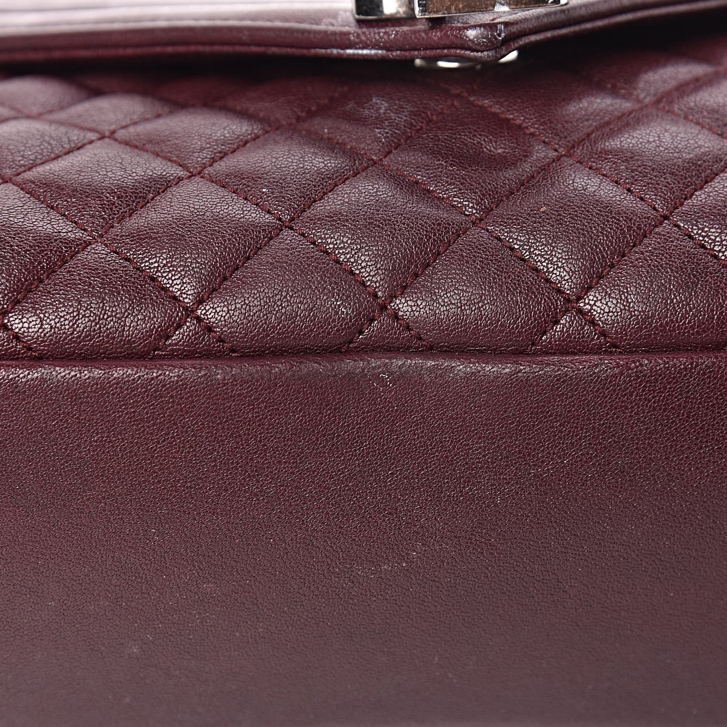 Calfskin Mixed Matelasse Triquilt Large Monogram Envelope Satchel Bordeaux