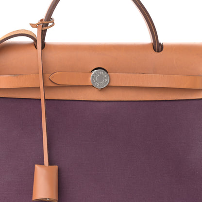 Hermes Vache Hunter Toile Herbag Zip 31 PM Tosca 8 of 12