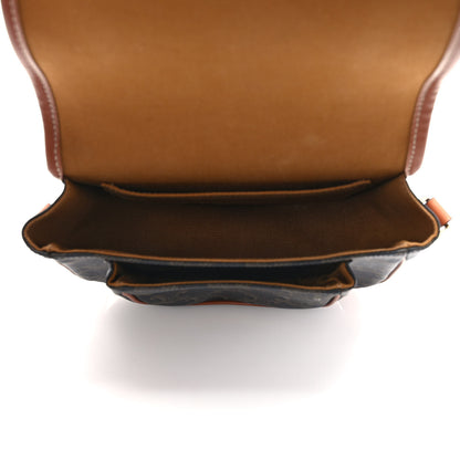 Celine Triomphe Canvas Medium Folco Bag Tan 5 of 9