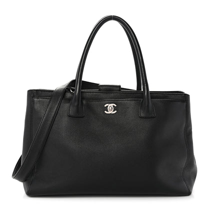 Chanel Calfskin Cerf Executive Shopper Tote Black 1 of 15