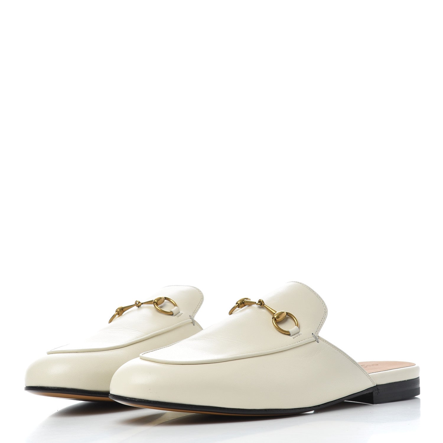 Gucci Malaga Kid Womens Princetown Slippers 40 Mystic White 3 of 13