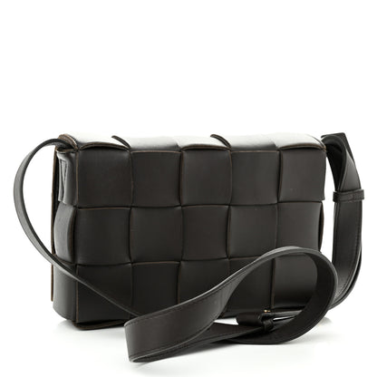 Bottega Veneta Lambskin Maxi Intrecciato Cassette Crossbody Bag Fondant 3 of 9