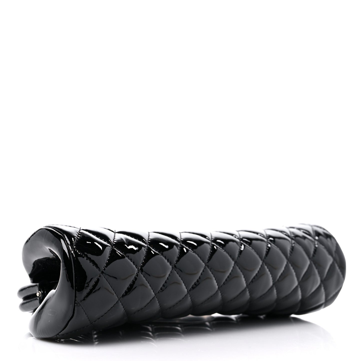 Patent Quilted Timeless Clutch Black