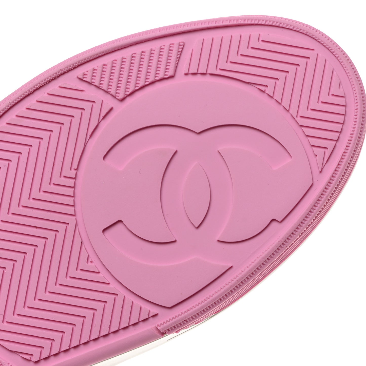 Canvas High Top Sneakers 38 Pink White