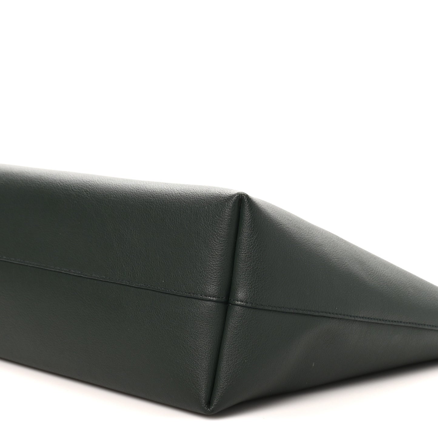 Calfskin Large Shopping Tote Dark Green