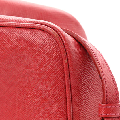 Prada Saffiano Lux Bowler Fuoco 12 of 14
