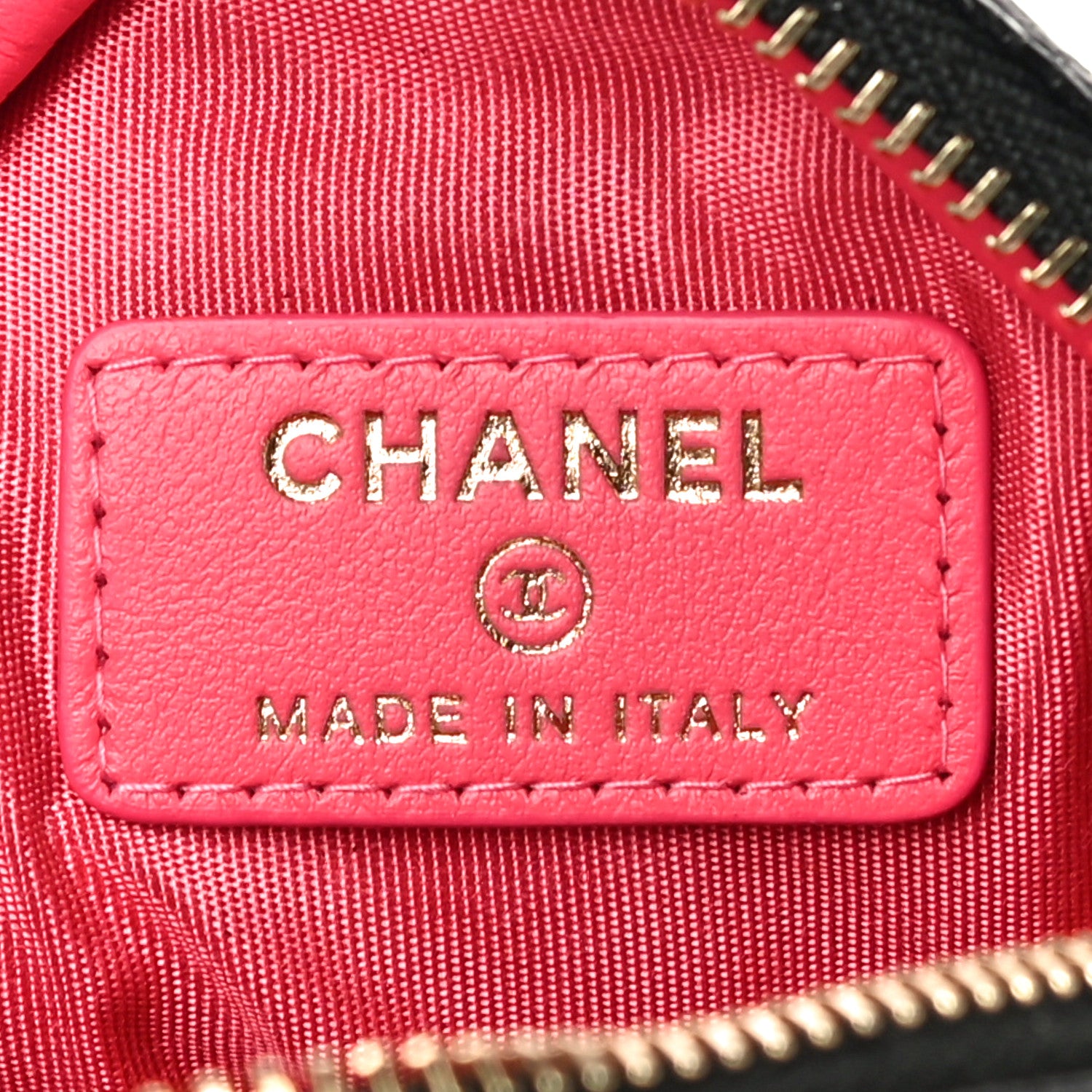 Chanel Caviar Quilted Diamond Coin Purse With Chain Black 6 of 12