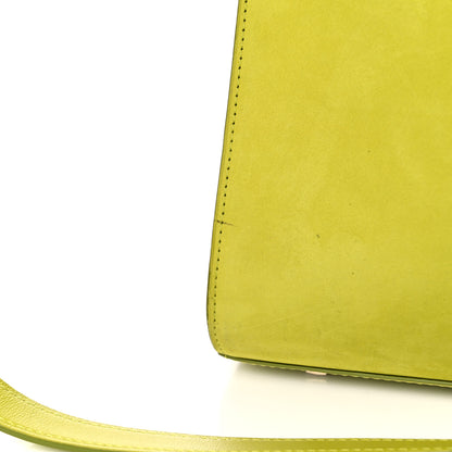 Delvaux Suede Crocodile Tempete Satchel Green 12 of 15