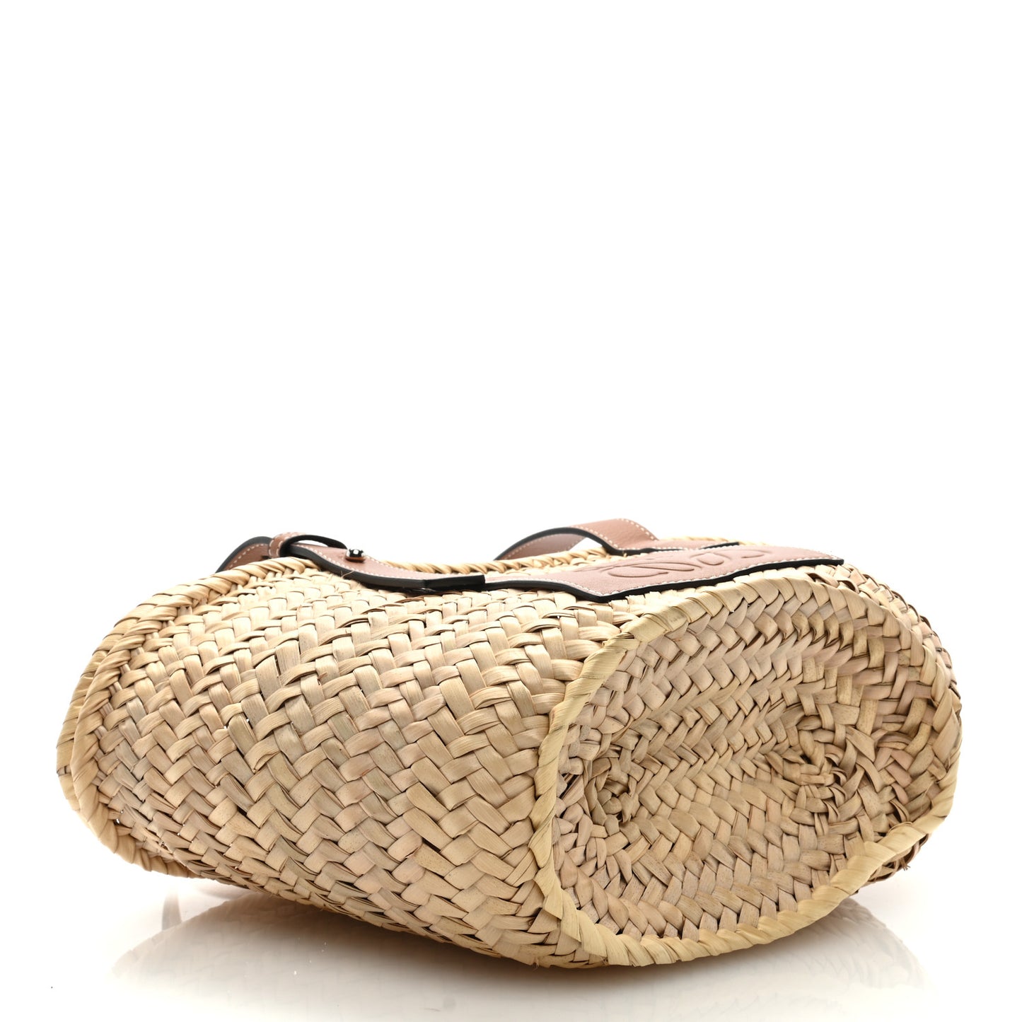 Raffia Small Basket Tote Bag Natural Tan