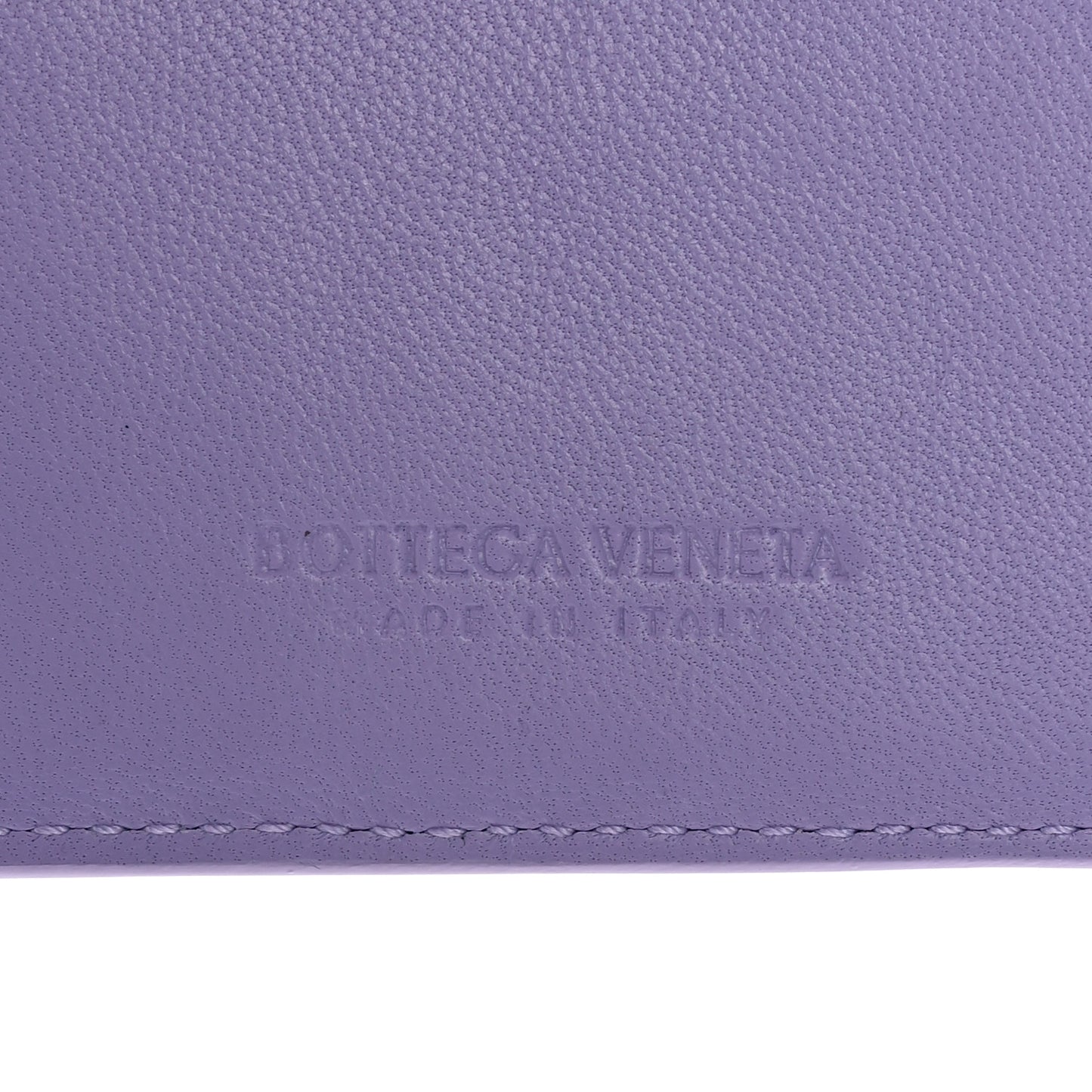 Nappa Maxi Intrecciato Large Zip Wallet Lavender