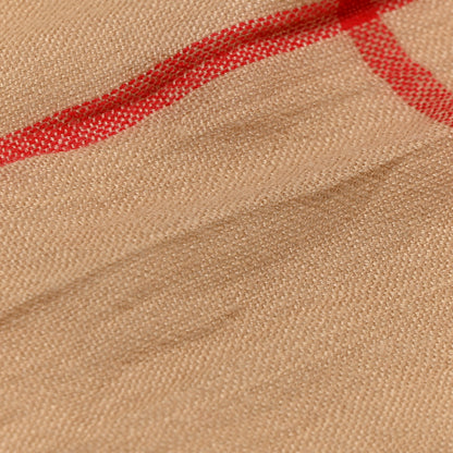Burberry Wool Silk Check Lightweight Scarf Archive Beige 10 of 12