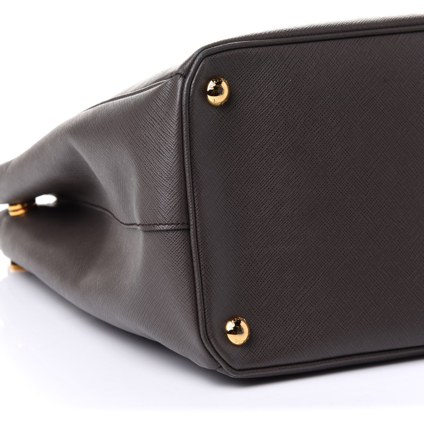Saffiano Medium Galleria Double Zip Tote Caffe